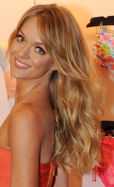 Lindsay Ellingson Hair, Lindsay Ellingson, Tousled Waves, Blonde