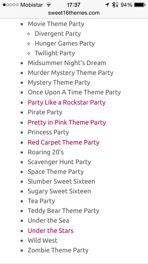 Sweet 16 Bday Themes, Color Themes For Sweet 16, Twin Sweet 16 Ideas, Glamour Sweet 16 Theme, 18th Birthday Theme Ideas Inspiration, Sweet 16 Inspiration, Birthday Party Themes Sweet 16, Sweet Sixteen Themes Color Schemes, What To Do For Sweet 16 Birthday Ideas