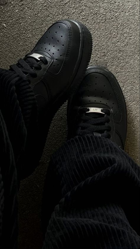 Black Airforce 1, Air Force 1s, On The Floor, The Floor, Air Force, Force, Sneakers, Black