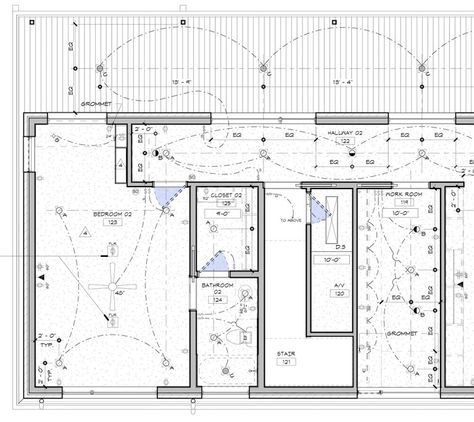 Architectural Graphics 101 - Dashed Doors RCP rendered Life Of An Architect, Construction Drawing, Architectural Graphics, Home Electrical Wiring, Symbol Drawing, Ceiling Plan, Portfolio Template Design, Electrical Layout, Construction Documents