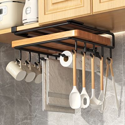 Organiser Cucina, Under Cabinet Storage, Wand Organizer, Closet Rack, Shelf Baskets Storage, Board Storage, Hanging Cabinet, Closet Kitchen, Pot Cover