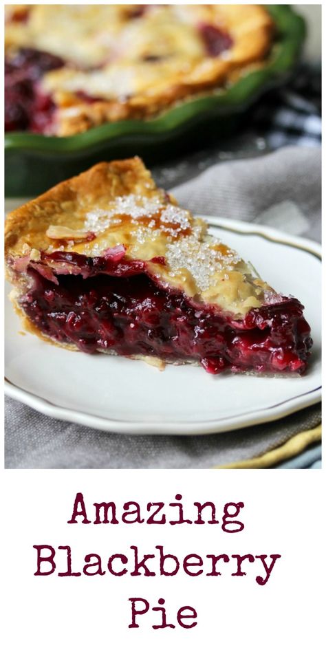 My Country Table, Blackberry Pie, Summer Pie, Fruit Pies, Blackberry Recipes, Sweet Pies, Country Table, Thanksgiving Pies, Fruit Pie