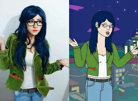 Diane cosplay Diane Nguyen Halloween Costume, Diane Nguyen Costume, Sarah Lynn Costume, Cosplay With Glasses, Bojack Horseman Cosplay, Halloween Costumes With Glasses, Bojack Horseman Costume, Simple Cosplay Ideas, Diane Nguyen