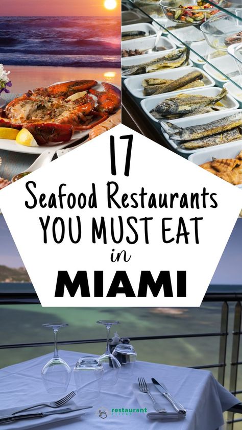 This list below contains ultimate picks for Miami’s best seafood restaurants. The next time you want to experience the bounty of the sea, just use this guide and you’ll find everything you could ever want - delicious fish, freshest shellfish and restaurant ambiance. Restaurant Marketing Ideas, Nomad Aesthetic, Restaurants In Miami, Aesthetic Essentials, Miami Restaurants, Florida Travel Guide, Secret Menu Items, Best Seafood Restaurant, Melbourne Florida