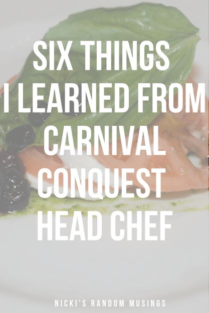 Six Things I Learned from Carnival Conquest Head Chef | #CruisingCarnival Carnival Conquest Secrets, Jambalaya Rice, Carnival Conquest, Carnival Magic, Jerk Pork, Cold Soup, Things I Learned, Vegetarian Options, Best Dining