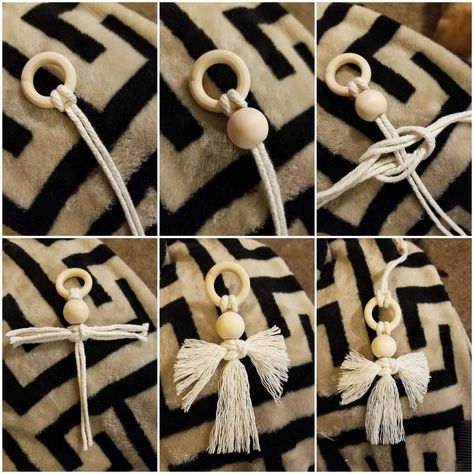 Macrame For Beginners, Christmas Angel Crafts, Simple Macrame, Boho Crafts Diy, Macrame Knots Pattern, Minimalist Christmas Tree, Diy Christmas Wreaths, Handmade Christmas Crafts, Doll Diy Crafts