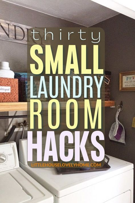 Elevate Your Laundry Room with 30 Inspiring Ideas to Spark Joy!" Get ready to swoon over these small laundry room transformations. Click to explore further and follow us for endless inspiration on home design and organization! Small Laundry Room Hacks, Tiny Laundry, Laundry Makeover, Laundry Room Hacks, Laundry Room Ideas Small Space, Small Laundry Room Makeover, Tiny Laundry Rooms, Laundry Room Wallpaper, Dream Laundry Room