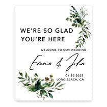 Check this out! Canvas Welcome Sign, Welcome Sign For Wedding, Fall Wedding Style, Fall Greenery, Sign For Wedding, Wedding Canvas, Watercolor Collection, Modern Wedding Decor, Lily Wedding