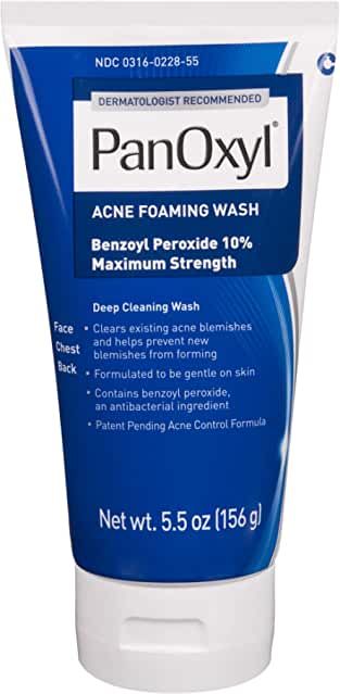 Amazon.com: : Skin Care Panoxyl Acne Foaming Wash, Benzoyl Peroxide Wash, Forehead Acne, Acne Face Wash, Acne Control, Body Acne, Foaming Face Wash, Benzoyl Peroxide, Stark Sein