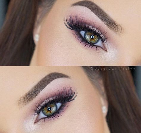 Pink and light Purple @beautybyzulyy Make Up Sposa, Boho Wedding Makeup, Wedding Eyes, Wedding Hairstyles And Makeup, Wedding Eye Makeup, Wedding Makeup For Brown Eyes, Purple Eye Makeup, Nails Purple, Glasses Makeup