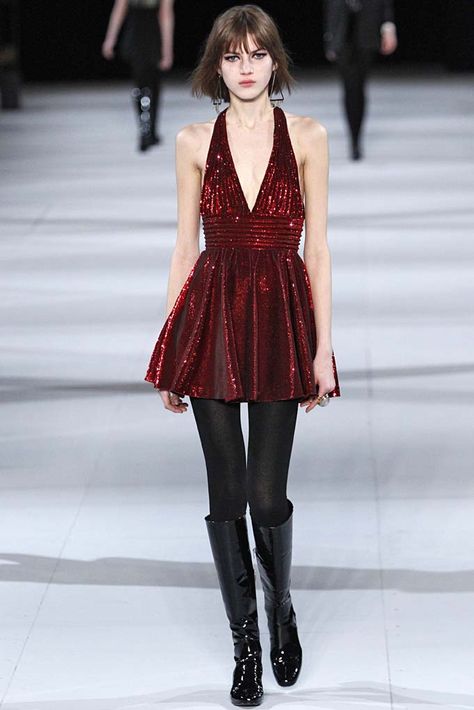 Ysl Fashion, Veronique Branquinho, Fall 2014 Fashion, Runway Outfits, Hedi Slimane, Saint Laurent Paris, 2014 Fashion, Harper's Bazaar, Fashion 2017