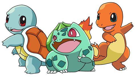 The Kanto Starters by Tails19950.deviantart.com on @deviantART Teenage Mutant Ninja Turtles Funny, Baby Pokemon, Pokemon Red Blue, Pokemon Bulbasaur, Pokemon Charmander, Ninja Turtles Funny, Pokemon Starters, Pokemon Tattoo, Pokemon Red