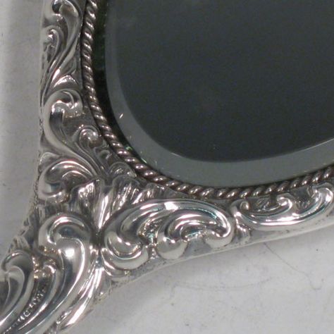 Silver Hand Mirror Aesthetic, Silver Mirror Aesthetic, Antique Silver Mirror, A Winters Promise Aesthetic, Silver Moon Aesthetic, The Mirror Visitor Aesthetic, Hand Mirror Aesthetic, Promise Aesthetic, Winter's Promise