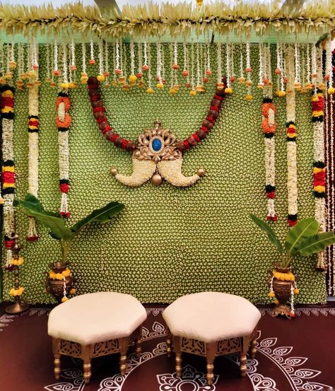 Decoration For Dhoti Function, Groom Decorations Wedding Home Decor, Pellikoduku Function Decoration, Dhoti Ceremony Decorations, Pellikoduku Decorations At Home, Pellikoduku Decorations, Panchalu Function, Pellikoduku Decor, Dhoti Function