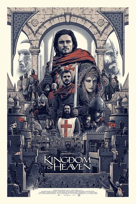 Salahuddin Ayyubi, Heaven Movie, King Baldwin, The Crusades, The Kingdom Of Heaven, Film Posters Art, Best Movie Posters, Film Anime, Ridley Scott