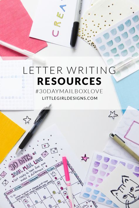 Letter Writing Resources for Writing Letters All Year Long | Jennie Moraitis Letter Writing Kit, Snail Mail Letters, Penpal Ideas, Mail Art Envelopes, Sending Mail, Snail Mail Pen Pals, Writing Retreat, Write A Letter, Free Thank You Cards