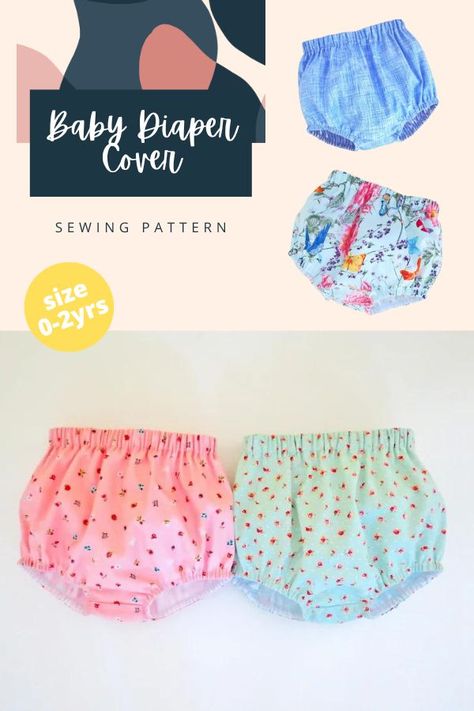 Boys Sewing Patterns, Diaper Cover Pattern, Sew Projects, Sewing Baby Clothes, Easy Patterns, Handmade Baby Clothes, Kids Sewing, Sewing Patterns Girls, Baby Sewing Projects