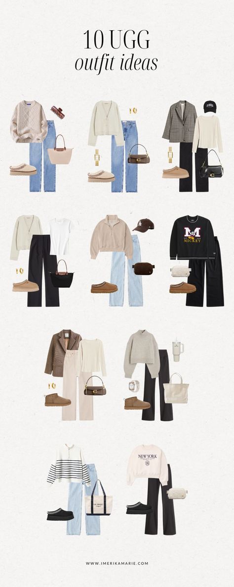 uggs outfit Winter Barbecue Outfit, Fashion With Ugg Boots, Uggs Spring Outfit, Casual Ugg Boots Outfit, Ugg Tie Boots Outfit, Trendy Outfits With Boots, Uggs Business Casual, Uggs Outfits Aesthetic, Ugg Casual Outfit