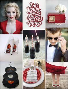 50s Wedding Theme, Rockabilly Wedding Ideas, Rockabilly Party, 50s Wedding, Rock N Roll Wedding, Rockabilly Wedding, 1950s Wedding, Rock Wedding, Hippie Look