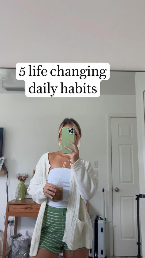 Habits To Make You Happier, Things To Start Doing Everyday, How To Get A Better Lifestyle, Healthy Life Inspiration Lifestyle, Habits To Get Into, How To Maintain A Healthy Lifestyle, How To Get A Good Routine, 2023 Healthy Habits, Easy Healthy Cooking Recipes