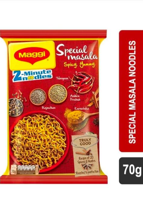 https://vegetari.in/product/Maggi-Special-Masala-Noodles-TCeAc Maggi Masala, Maggi Noodles, Stationery Obsession, Masala Recipe, Spices And Herbs, Design Modern, Noodles, Kitchen Design, Herbs