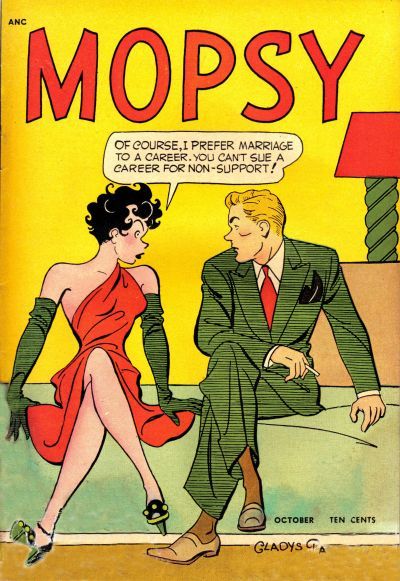 Cover for Mopsy (St. John, 1948 series) #4 Archie Comic Books, Book Advertising, Old Comic Books, Golden Age Comics, Classic Comic Books, Romance Comics, Old Comics, Book Categories, Vintage Comic Books