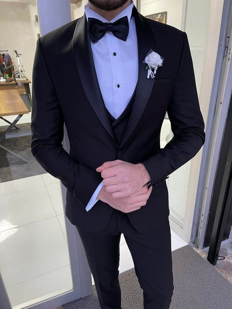 Groom Collection, Mens Tux, Wedding Suits Men Black, Black Suit Vest, Shawl Collar Tuxedo, Tuxedo Accessories, Black Suit Wedding, Pants Gift, Black Shawl