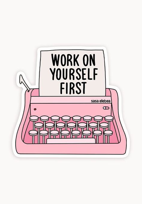 Preppy Quotes, Funny Laptop Stickers, Body Positive Quotes, Positivity Stickers, Sticker Design Inspiration, Preppy Stickers, Iphone Stickers, Cute Laptop Stickers, Bullet Journal Stickers