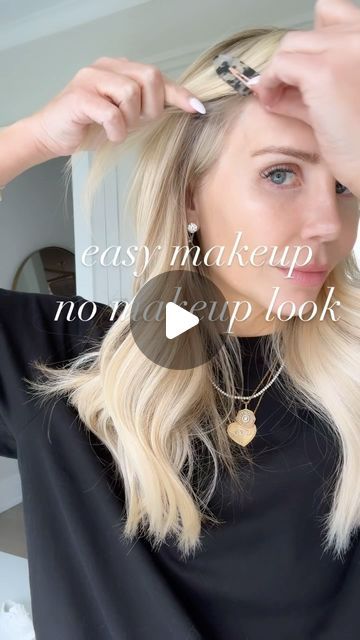 Jenna Crandall on Instagram: "easy makeup no makeup look with @merit ✨ #MERITPartner  ✨comment SHOP NOW ✨for a link to my favorites - plus a free makeup bag if it’s your first order! Colors I used: minimalist concealer/foundation stick - Ecru bronze balm color Seine flush balm - Cheeky  #makeuptutorial #makeupartist #makeupideas #makeupoftheday #beautytips #beauty #beautyaddict #beautyproducts #beautyhacks #beautyinfluencer #makeuphacks #minimal #easymakeup #momsofinstagram #momlifebelike" Merit Foundation Stick, Merit Makeup Tutorial, No Foundation Makeup Looks, No Makeup Look Tutorial, Modest Makeup, Merit Makeup, Makeup No Makeup Look, No Makeup Makeup Tutorial, Merit Beauty