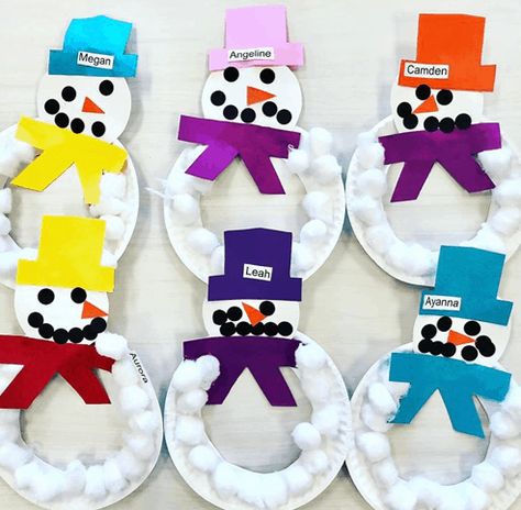 55 cute Christmas crafts for toddlers & preschoolers to make Winter Crafts Preschool, Jul Diy, Crafts For Toddlers, December Crafts, Christmas Crafts For Toddlers, K Crafts, Preschool Christmas Crafts, Christmas Crafts For Kids To Make, Toddler Arts And Crafts