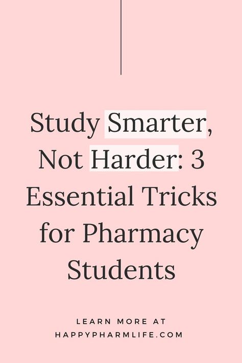 Pharmacy School Survival Kit: Study Habits You Need | Happy Pharm Life | Pharmacy student, boost your productivity with these invaluable study hacks! Stay ahead in your coursework and enjoy a more balanced life. Find out how in the blog post. Pharmacy School Study, Pharmacy Technician Study, School Survival Kits, Study Hacks, Study Strategies, Pharmacy Student, Pharmacy School, Chemistry Notes, Pharmacy Technician