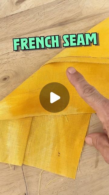 Tobias Konrath on Instagram: "Easy French seams! 
Going back to basics today for the first time sewists! 

If you don’t have an overlock - it doesn’t mean that you need to walk around with an unfinished garment - make French seams instead! This nifty & old school way of sewing turn the raw edges into neatly bound seam allowances that kind of look like a sausage. 
The trick is to sew a small SA of 0,5 cm (¼”) with the wrong sides facing - press and turn it - and then sew again with 1 cm (⅜”) SA with the right sides facing! 

Voilá! Ps fun fact in French it’s actually called “couture anglaise” which literally translates into “ English seam” ! 
I wonder who is blaming who for inventing it 😅✌️
Like - follow and comment & check out my shop via the link in the bio!!! 

please let me know if the French Seam Tutorial, Tobias Konrath, Types Of Siding, Sewing Machine Basics, French Seam, Back To Basics, Fun Fact, Sewing Machine, Old School