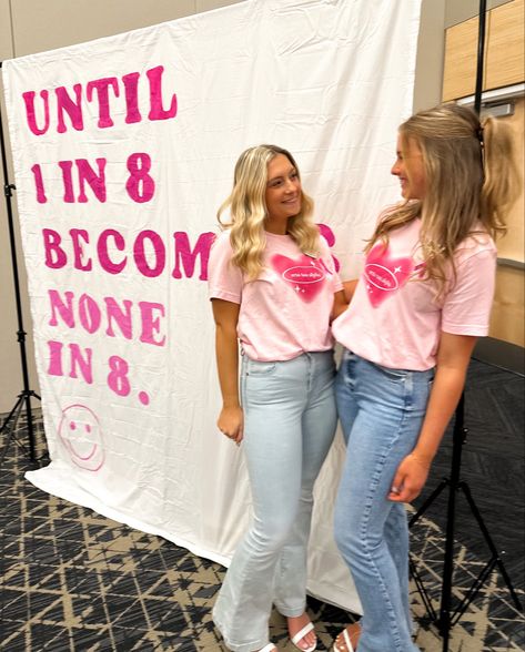 Recruitment Philanthropy Round Decorations, Zta Philanthropy Round, Recruitment Rooms, Philanthropy Round Recruitment, Zta Philanthropy, Sorority Recruitment Decorations, Recruitment Decorations, Banners Ideas, Sorority Themes