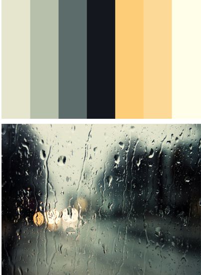 #color #rain in the city Rain Colour Palette, Color Palette Rain, Monsoon Colour Palette, Rain Palette, Rain Color Palette, Delhi Rain, Rain In The City, Office Commercial, Grey Interior Design