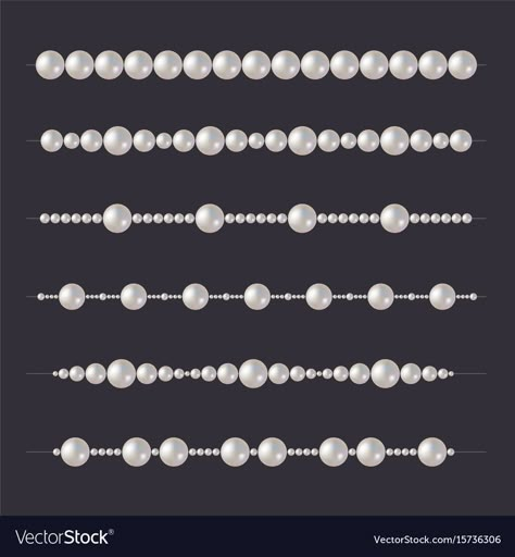 Pearl Digital Art Tutorial, Pearl Bead Embroidery, Pearl Pattern Design, Bead Background, Pearl Illustration, Beads Drawing, Pearl Drawing, Pearl Png, Dark Royalty