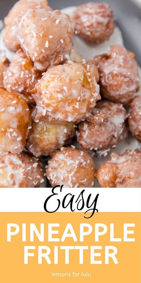 Pineapple Recipes Healthy, Fresh Pineapple Recipes, Pineapple Fritters, Pineapple Breakfast, Pineapple Dessert Recipes, Pineapple Desserts, Ripe Pineapple, Pineapple Recipes, Breakfast Sweets