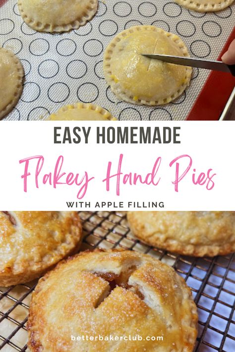 Hand Pie Crust, Hand Pie Crust Recipe, Caramel Apple Hand Pies, Easy Hand Pies, Pie Crust Recipe Easy, Caramel Apples Easy, Hand Pie Recipes, Apple Hand Pies, Pie Crust Recipe