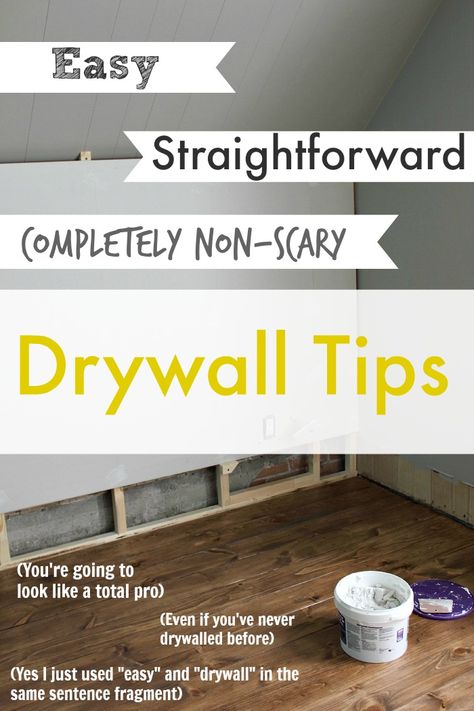 For real. Drywall is an easy DIY! You can DO it! No need to be intimidated AT ALL. Diy Drywall, Easy Home Improvement Projects, Drywall Ceiling, Drywall Installation, Dry Wall, Easy Home Improvement, Ceiling Texture, Drywall Repair, Home Fix