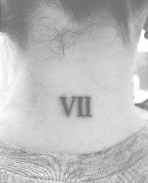 7 tattoo #vii Tattoos, Tattoo Ideas, Vii Tattoo, 7 Tattoo, Love Tattoos, Triangle Tattoo, Quick Saves