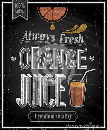 Vintage Orange Juice - Chalkboard. Kitchen Chalkboard Sign, Chalkboard Text, Bar Chalkboard, Cafe Chalkboard, Kitchen Boards, Chalkboard Doodles, Chalkboard Writing, Chalkboard Vector, Chalk Ideas