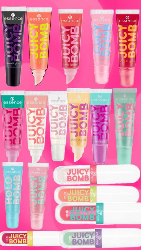 Essence juicy bomb Essence Juicy, Juicy Bomb, Lip Balm, Essence, Pink