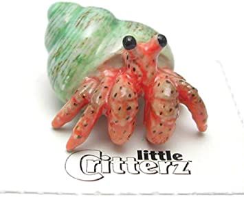 Crab And Lobster, Porcelain Animal, Miniature Collection, Hermit Crab, Miniature Animals, Ceramic Animals, Ceramics Pottery Art, Aquarium Fish Tank, Diy Clay Crafts