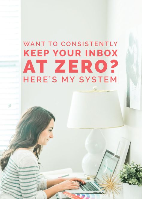 Want to Consistently Keep Your Inbox at Zero? Here's My System | Elle & Company Inbox Management, Email Organization, Email Tips, Email Management, Company Newsletter, Productivity Books, Digital Minimalism, Forever Business, Online Organization