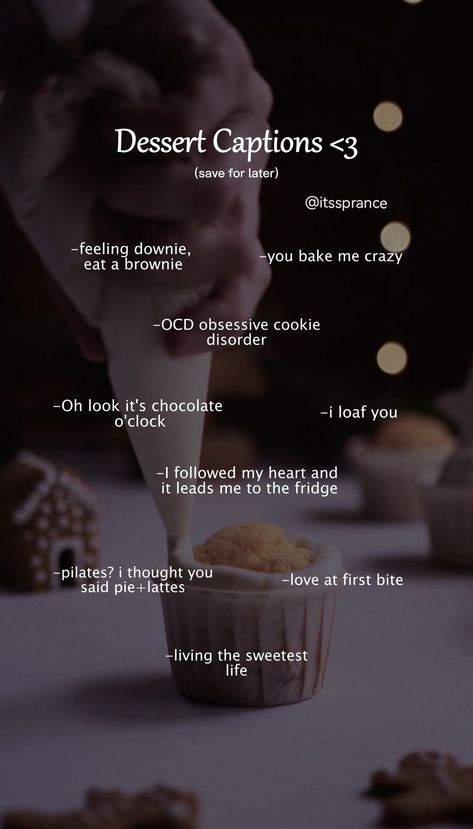 Sweet cupcake dessert captions Foodie Captions, Dessert Captions, Dessert Quotes, Cafe Quotes, Sweet Captions, Café Aesthetic, Dope Captions For Instagram, One Word Instagram Captions, Food Captions