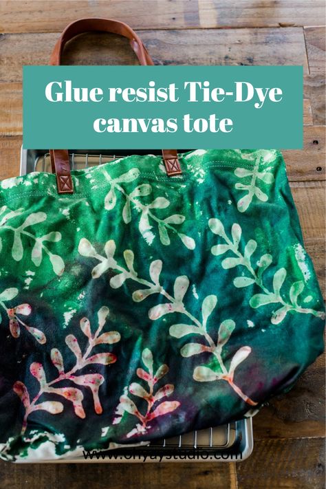 Tie Dye To Sell, Couture, Salt Resist Tie Dye Technique, Dye Resist Techniques, What To Tie Dye Ideas, Tie Dye Resist Techniques, Glue Resist Painting, Stencil Tie Dye, Tie Dye Wet Vs Dry