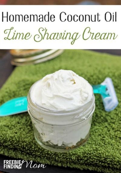 Homemade Coconut Oil Lime Shaving Cream - Moisturize your skin while you shave with this refreshing homemade shaving cream. You'll love the luxurious feel of this homemade shaving cream and how simple it is to make. Oh, and did I mention it's much cheaper than store bought shaving cream? Added bonus! Diy Shaving Cream, Homemade Shaving Cream, Homemade Scrubs, Homemade Lotions, Homemade Coconut Oil, Homemade Bath, Diy Kosmetik, Shave Cream, Homemade Beauty