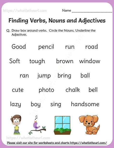 This worksheet can evaluate kids’ skills in finding verbs, nouns, and adjectives.Please download the PDF Finding Verbs, nouns and adjectives – Exercise 1 Nouns Verbs Adjectives Activities, Adjectives Exercises, Nouns And Verbs Worksheets, Human Body Vocabulary, Adjectives Activities, Basic English Grammar Book, Reading Comprehension Practice, Nouns And Pronouns, Kindergarten Phonics Worksheets