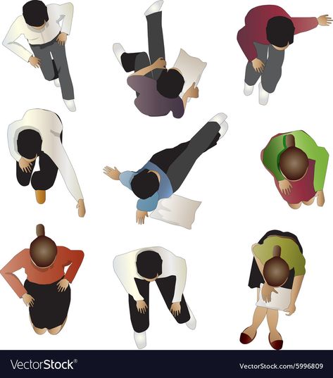 People Sitting Png, People Top View, Fast Sketch, People Png, Human Figures, Vector People, Architecture Concept Drawings, People Sitting, Vector Png