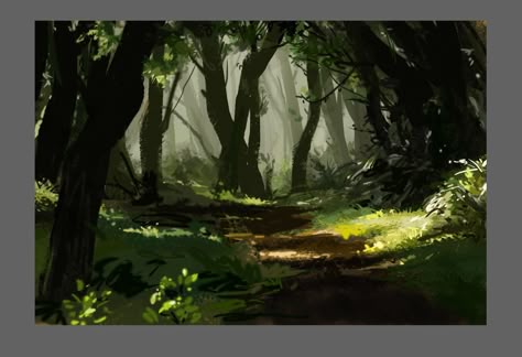 Vanessa Palmer, Landscape Studies, Game Art Environment, Forest Background, Scenery Background, Background Drawing, Concept Artist, Nature Drawing, A Concept