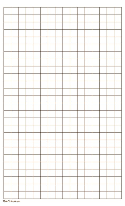 Printable Half Inch Brown Graph Paper for Legal Paper. Free download at https://museprintables.com/download/paper/half-inch-brown-graph-paper-legal/ Graph Paper Template, Grid Paper Printable, Classroom Jobs Display, Grandparents Day Cards, Paper Grid, Checkered Paper, Collage Creator, Printable Graph Paper, Polaroid Template